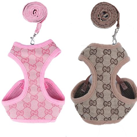 gucci puppy harness|gucci dog harness sale.